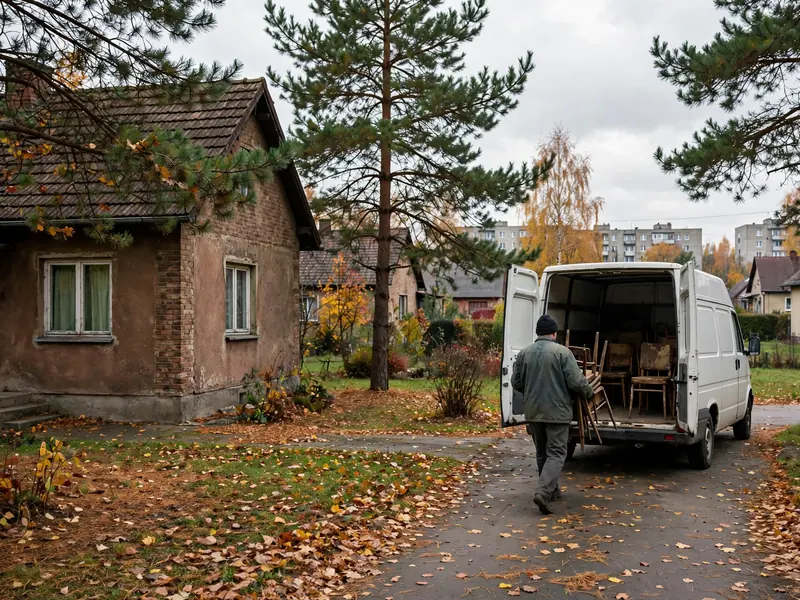 Wynoszenie mebli z domu jednorodzinnego w Toruniu