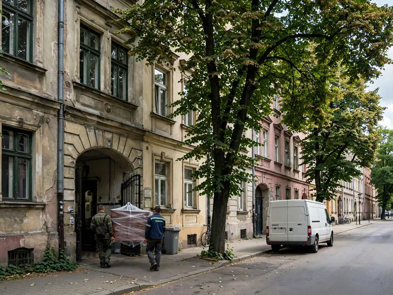 Przeprowadzka w toruńskiej kamienicy